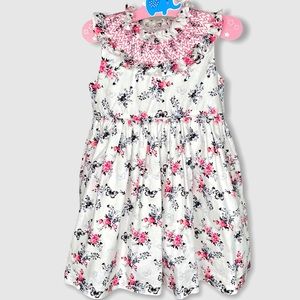 3T Bonnie Jean Smock Neck Butterfly Dress EUC